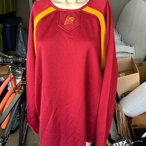 USC Trojans football pullover sweater size XXL oversized as is condition